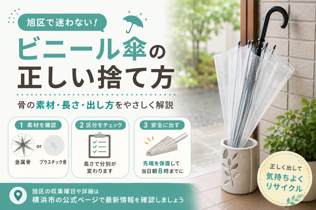 傘捨て方アイキャッチ
